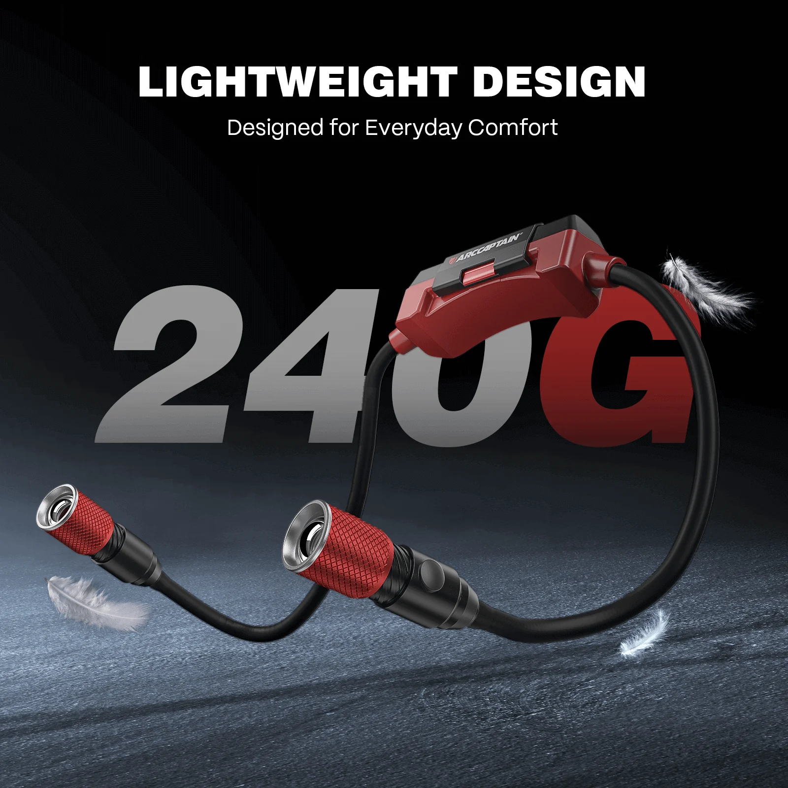 Arccaptain 500lm Rechargeable Neck Light for Welding Work - Image 3