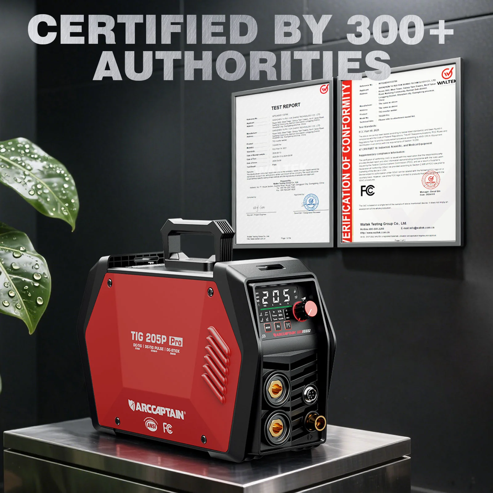 Arccaptain iControl TIG205P Pro DC Pulse TIG Welder - Image 3