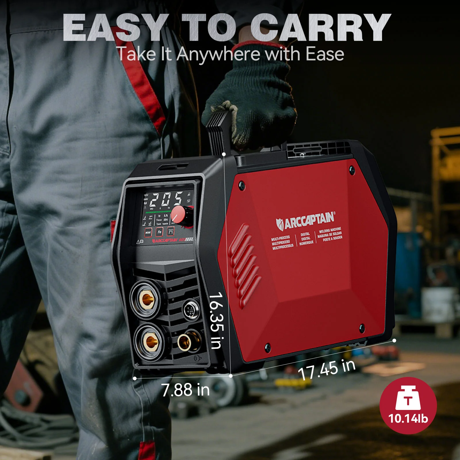 Arccaptain iControl TIG205P Pro DC Pulse TIG Welder - Image 5