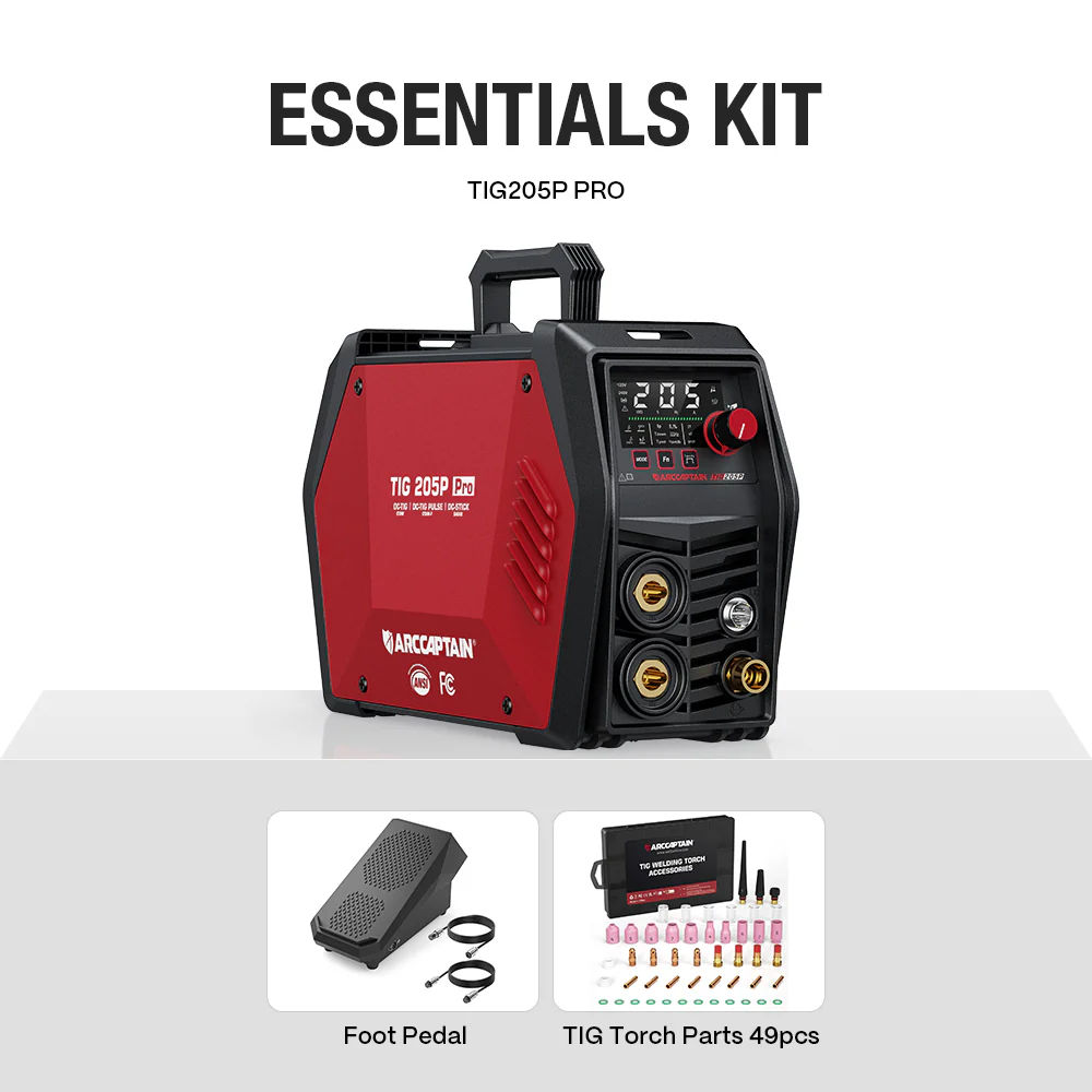 Arccaptain iControl TIG205P Pro DC Pulse TIG Welder - Image 8