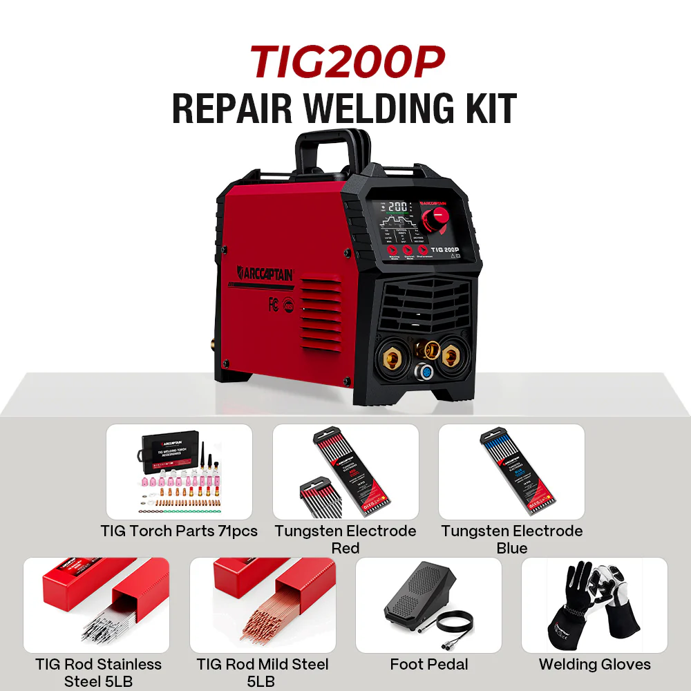Arccaptain TIG200P DC Pulse 200Amp TIG Welding Machine - Image 10