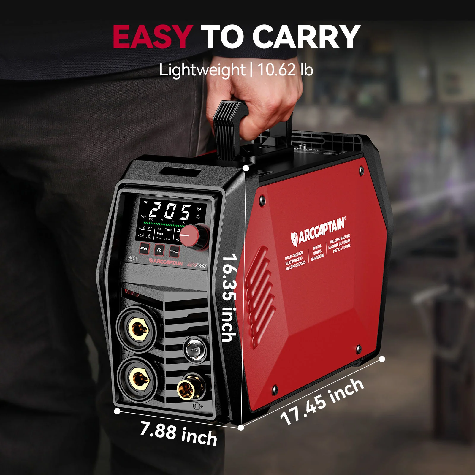 Arccaptain TIG205 Pro DC TIG Spot Cold Welder - Image 6