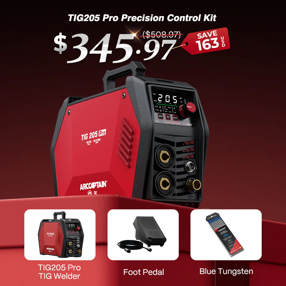 Arccaptain TIG205 Pro DC TIG Spot Cold Welder - Image 10