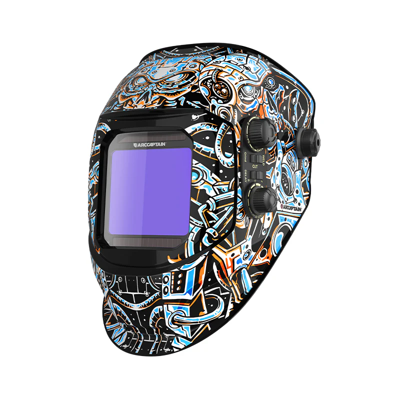 VisionMax X200 True Color Auto Darken Welding Helmet 3.94"X3.66" - Image 9