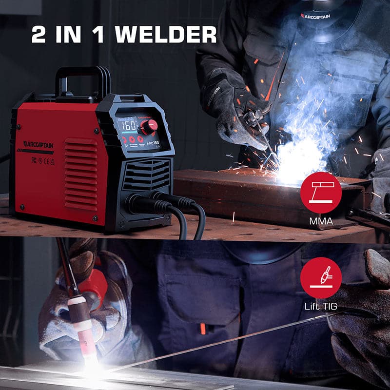 Arccaptain ARC160 110/220V SYN Portable Small Stick Welder - Image 3