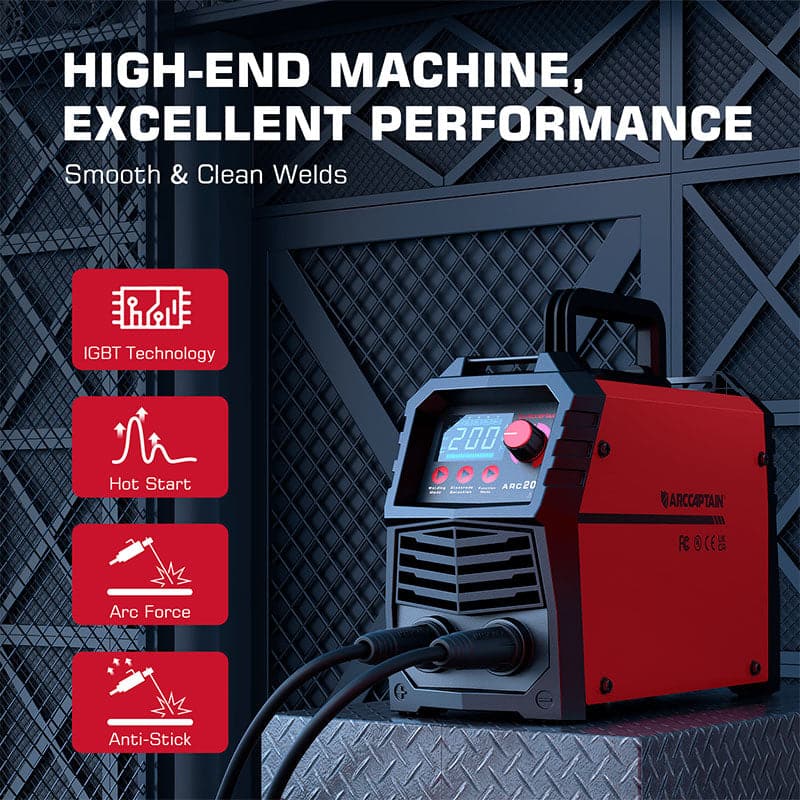 Arccaptain ARC200 Dual Voltage Easy To Use Stick Welder - Image 3