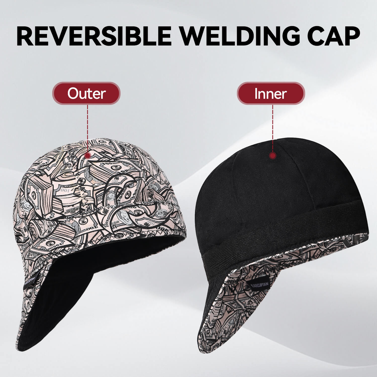 100% Cotton Cool Welding Cap 260g Martin Cloth Cap - Image 3