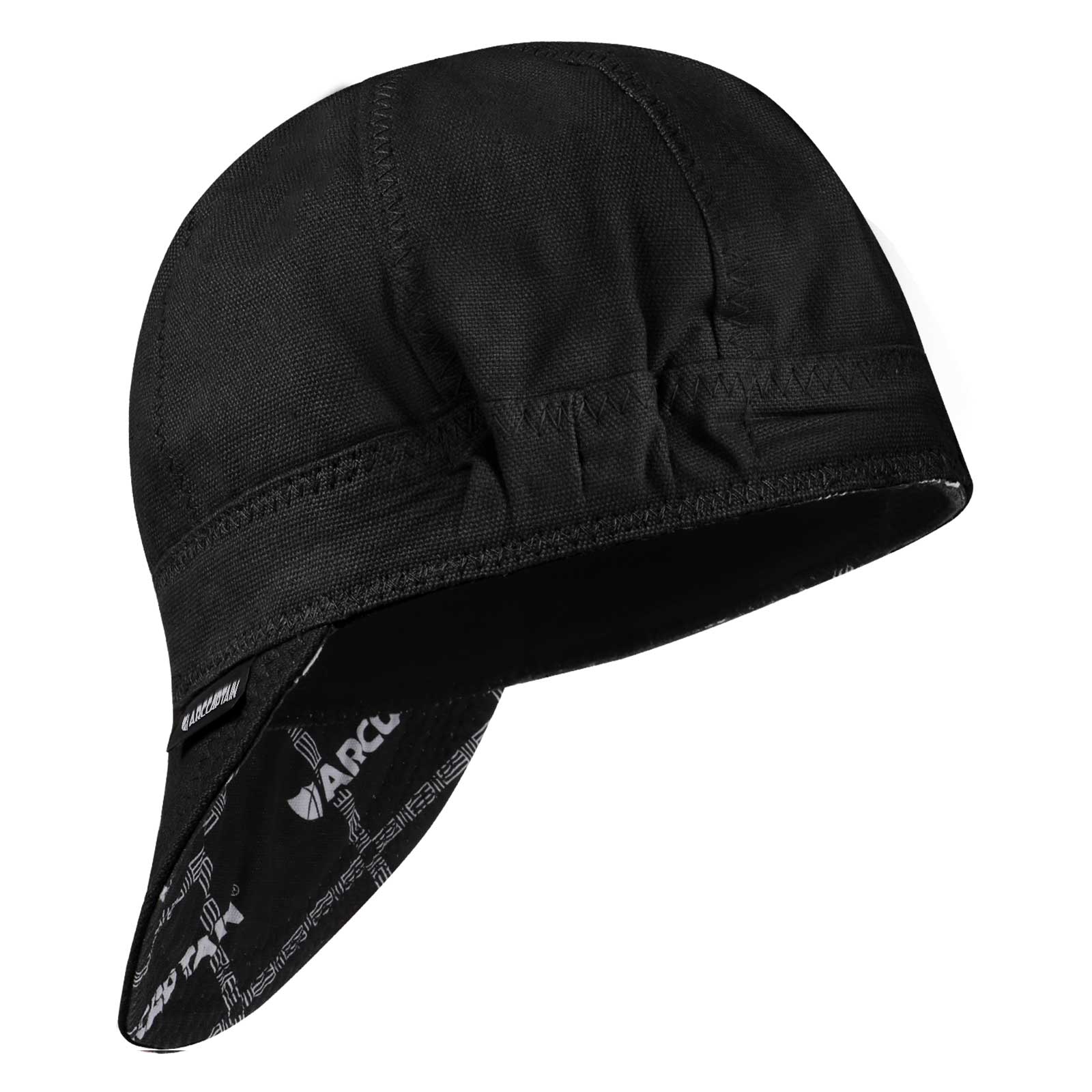 Reversible Pure Cotton Welding Cap with Elastic Retractable Band - Image 11
