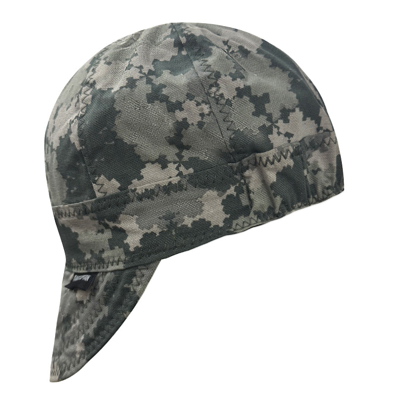 Reversible Pure Cotton Welding Cap with Elastic Retractable Band - Image 12