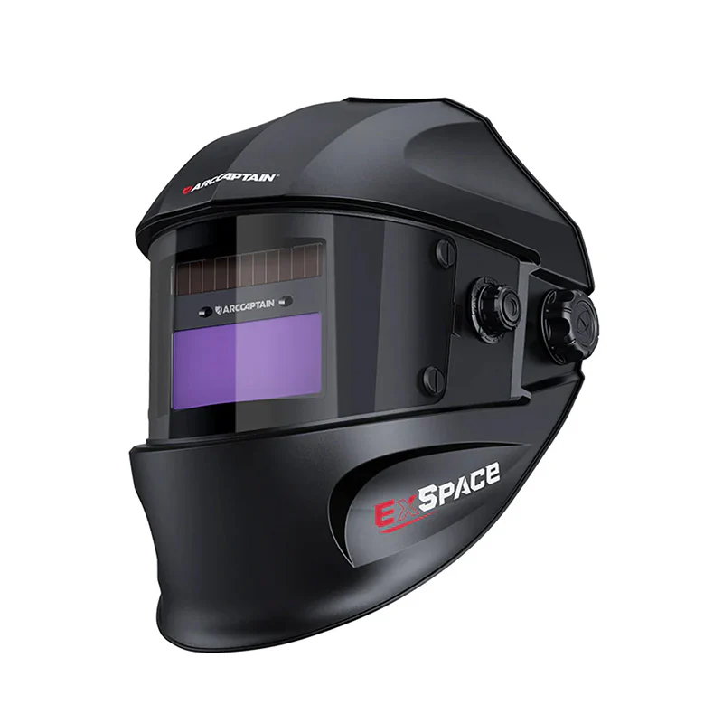 EXSpace X100 Welding Helmet Auto Dark with Light Black