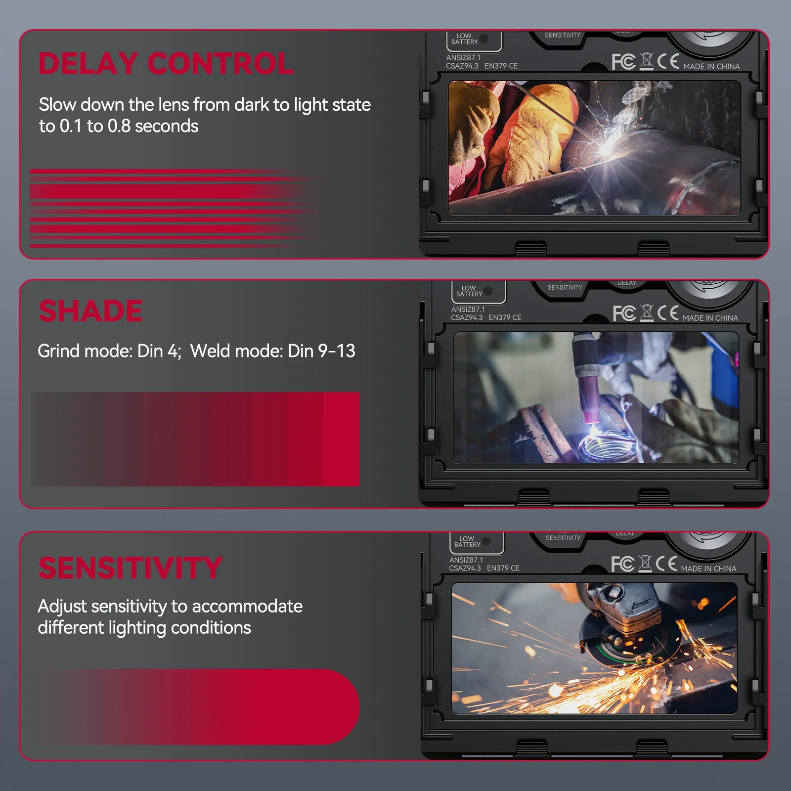 CozyCraft X200 Welding Helmet with LED Light Skull Knight - Image 4