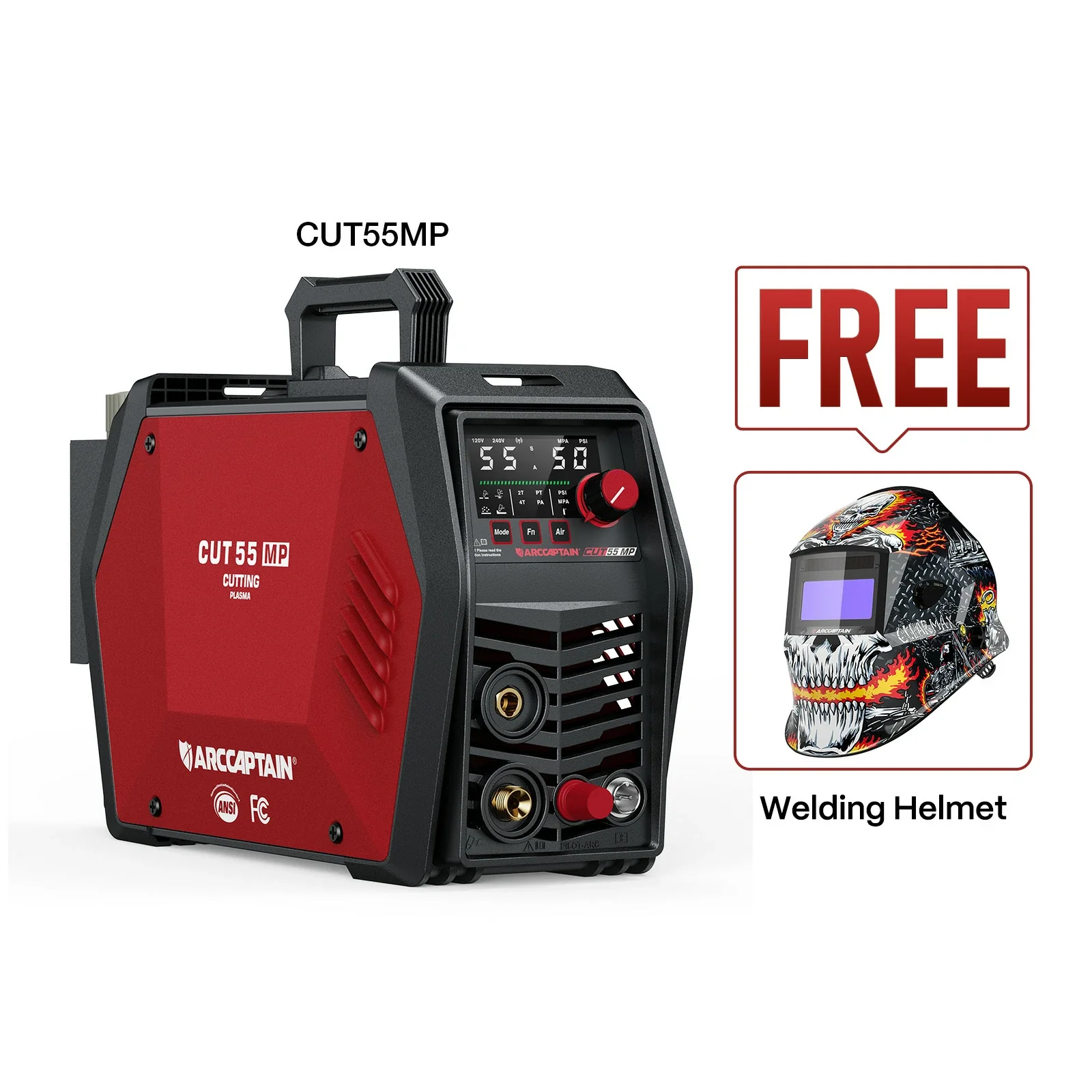 Arccaptain CUT55 MP Multi-Process Pilot Arc Plasma Cutter - Image 14