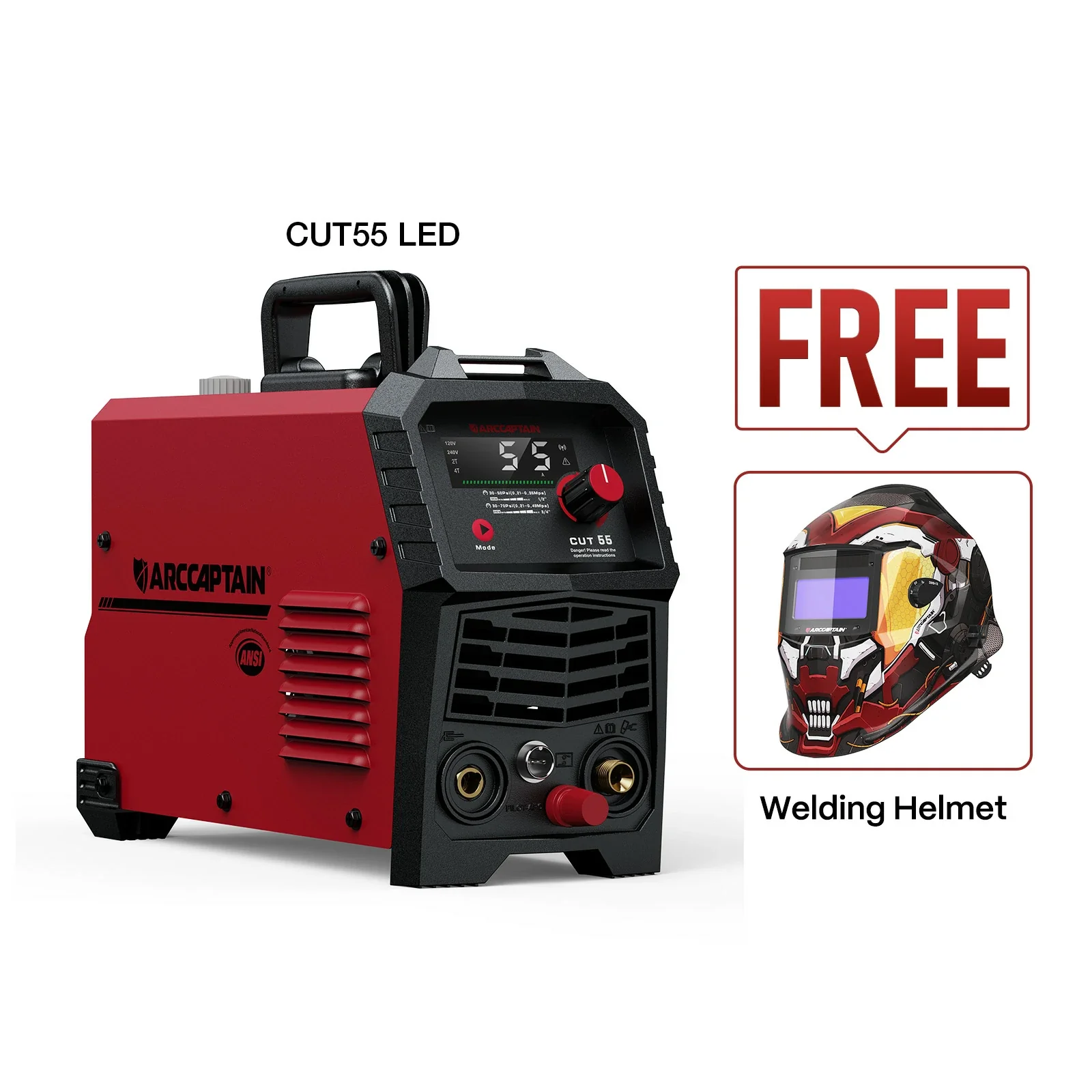 Arccaptain Machine With Welding Helmet Bundle - Image 5