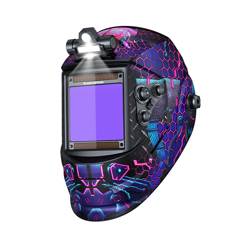 CozyCraft X200 Auto Dark True Color Welding Helmet with LED Light - Image 3