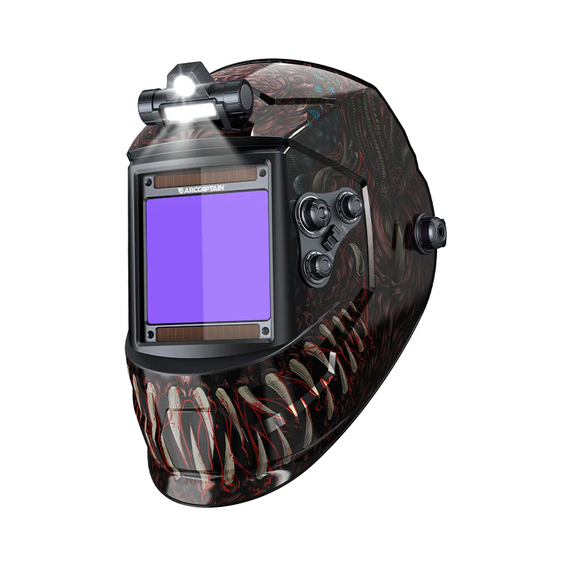 CozyCraft X200 Auto Dark True Color Welding Helmet with LED Light - Image 4