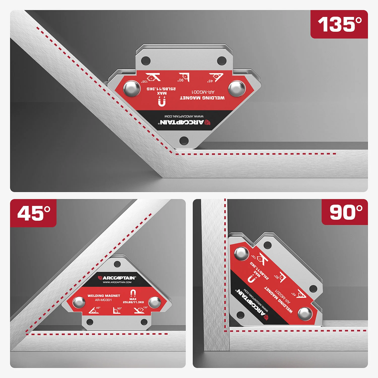 Arccaptain Welding Magnet Combination Set - Image 3