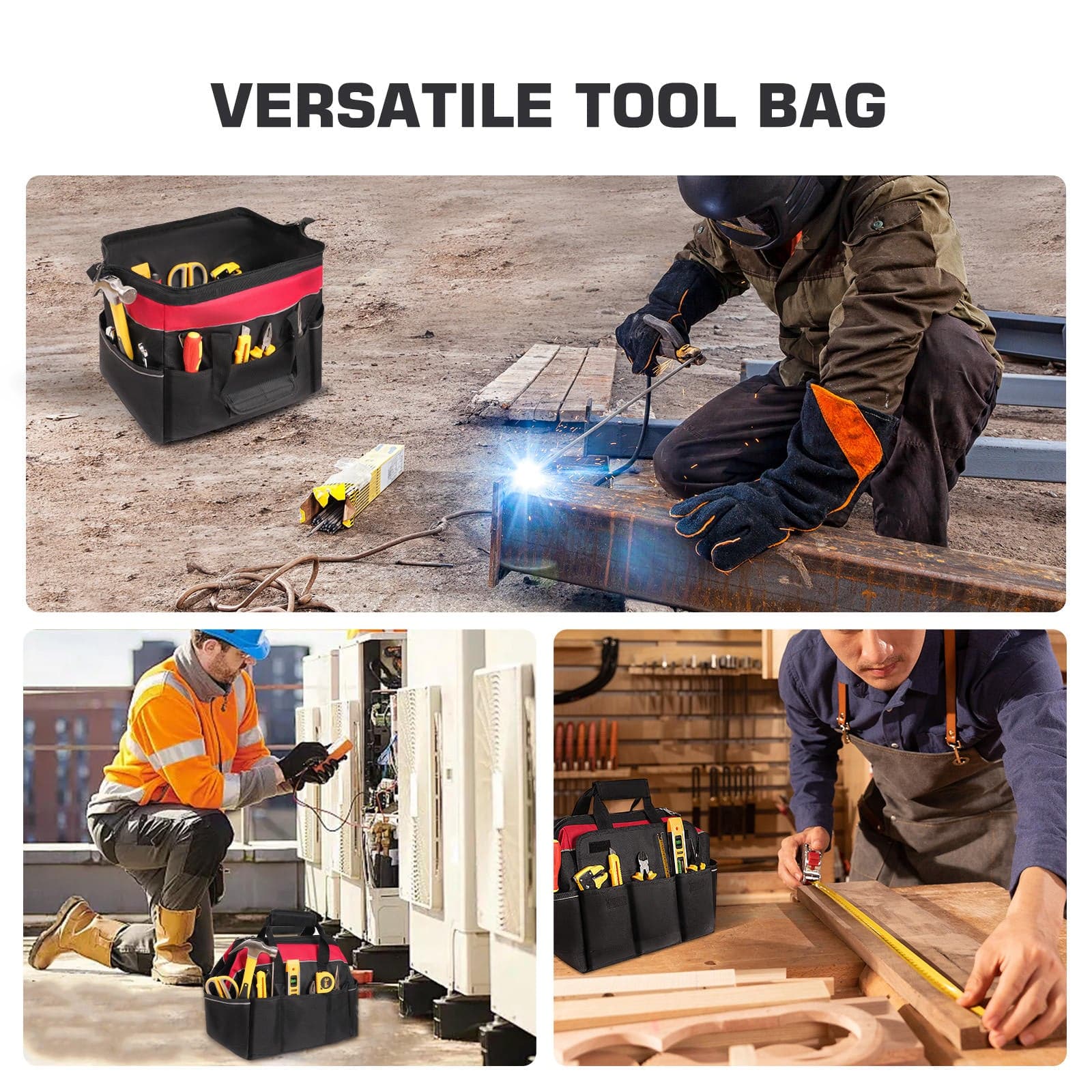 Arccaptain Welding Tool Bag For Electrician/ Welder - Image 10
