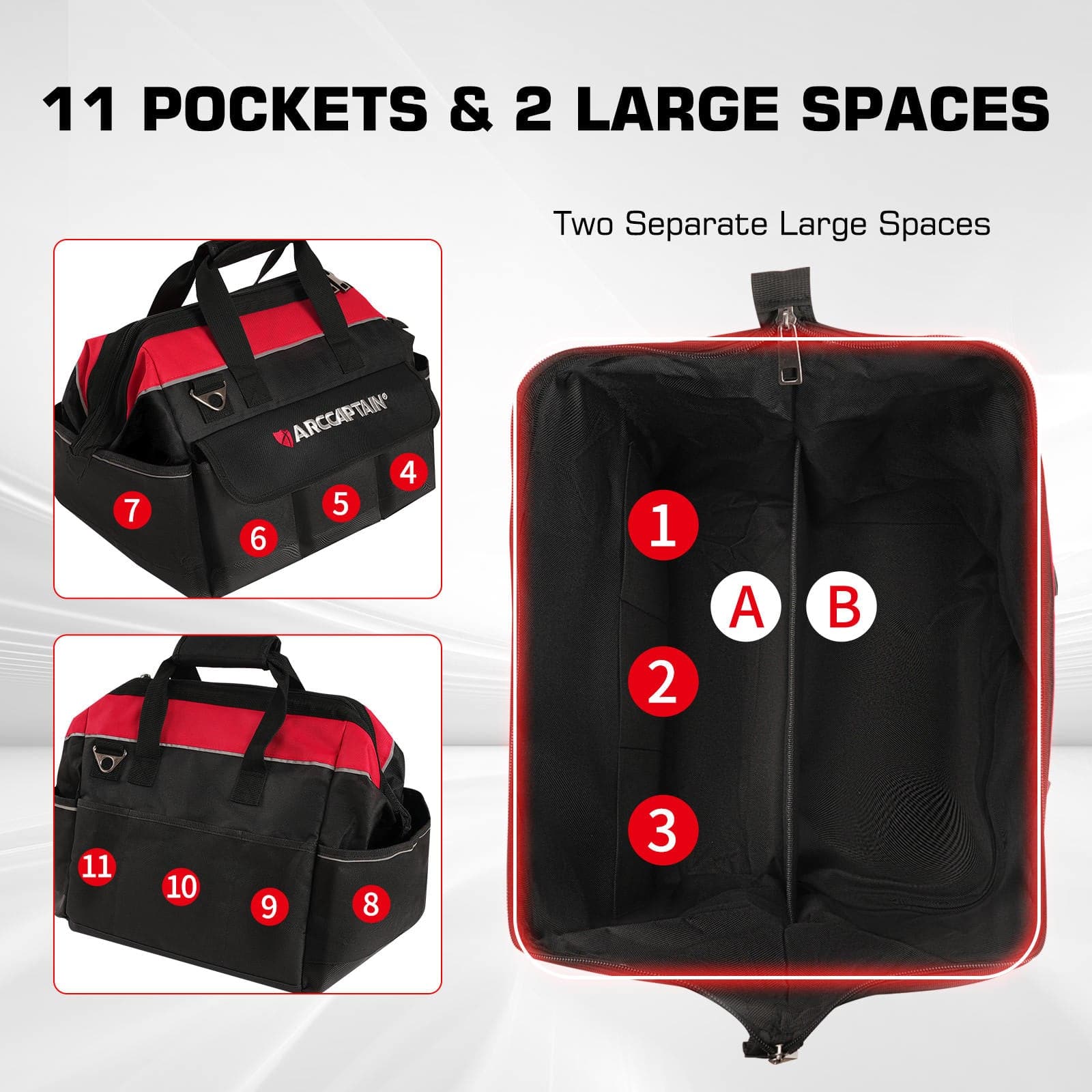 Arccaptain Welding Tool Bag For Electrician/ Welder - Image 5