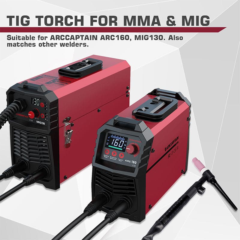 WP-17V 150 Amps 10-25mm TIG Welding Torch with 13ft Hose - Image 7